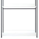 Cox Modular Closet System 3 Wide White Board Shelves and Black Metal Frame By Casagear Home BM319579