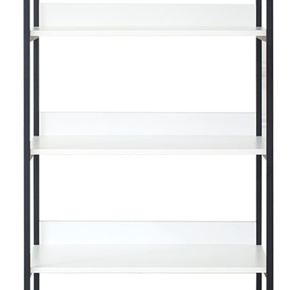 Cox Tall Modular Closet System 5 Storage Shelves and Black Metal Frame By Casagear Home BM319581