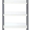 Cox Tall Modular Closet System 5 Storage Shelves and Black Metal Frame By Casagear Home BM319581