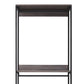 Gin Modular Closet System 3 Rustic Gray Shelves 2 Hanging Rods Black By Casagear Home BM319583