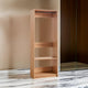 Dee Modular Closet System, 1 Metal Hanging Rod and 1 Shelf, Oak Brown By Casagear Home