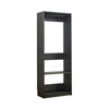 Dee Modular Closet System, 1 Metal Hanging Rod and 1 Shelf, Black Finish By Casagear Home