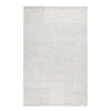 Reya 8 x 10 Large Area Rug, Indoor Outdoor Geometric Knotted Pattern, Ivory By Casagear Home