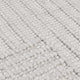 Reya 9 x 12 Extra Large Area Rug, Indoor Outdoor Geometric Knotted Ivory By Casagear Home