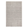 Reya 8 x 10 Large Area Rug, Indoor Outdoor Geometric Knotted Pattern, Gray By Casagear Home