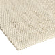 Sane 9 x 12 Extra Large Area Rug, Handwoven Abstract Braided Pattern, Ivory By Casagear Home