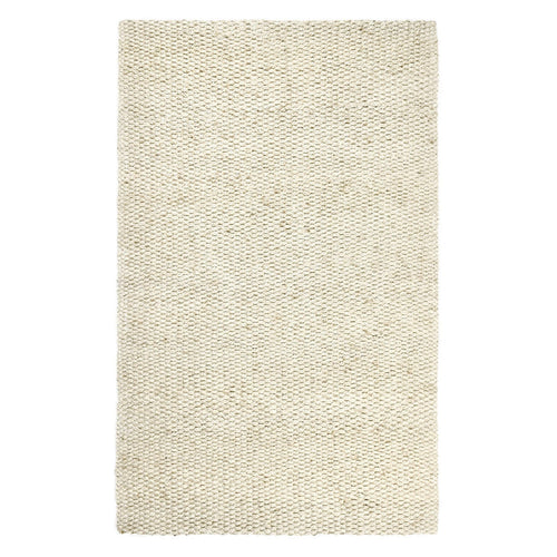 Sane 9 x 12 Extra Large Area Rug, Handwoven Abstract Braided Pattern, Ivory By Casagear Home