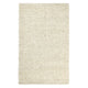 Sane 9 x 12 Extra Large Area Rug, Handwoven Abstract Braided Pattern, Ivory By Casagear Home