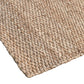 Sane 8 x 10 Large Area Rug Handwoven Abstract Braided Pattern Beige By Casagear Home BM319613