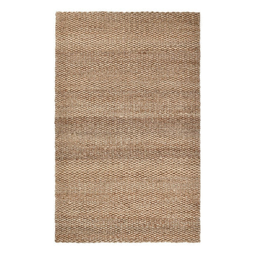 Sane 8 x 10 Large Area Rug, Handwoven Abstract Braided Pattern, Beige By Casagear Home