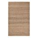 Sane 9 x 12 Extra Large Area Rug, Handwoven Abstract Braided Pattern, Beige By Casagear Home