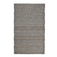 Tyn 5 x 8 Medium Area Rug, Handwoven Striped Textured Pattern, Blue Beige By Casagear Home