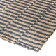 Tyn 9 x 12 Extra Large Area Rug, Handwoven Striped Textured Blue Beige By Casagear Home