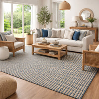 Blue and Beige
