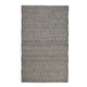 Tyn 9 x 12 Extra Large Area Rug, Handwoven Striped Textured Blue Beige By Casagear Home