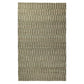 Tyn 8 x 10 Large Area Rug, Handwoven Striped Textured Pattern, Green Beige By Casagear Home