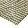 Tyn 9 x 12 Extra Large Area Rug Handwoven Striped Textured Green Beige By Casagear Home BM319620