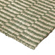 Tyn 9 x 12 Extra Large Area Rug Handwoven Striped Textured Green Beige By Casagear Home BM319620