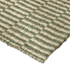Tyn 9 x 12 Extra Large Area Rug, Handwoven Striped Textured Green Beige By Casagear Home
