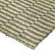 Tyn 9 x 12 Extra Large Area Rug, Handwoven Striped Textured Green Beige By Casagear Home