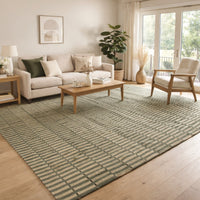 Green and Beige