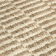 Tyn 8 x 10 Large Area Rug Handwoven Stripe Pattern Ivory and Beige Jute By Casagear Home BM319622