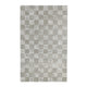 Sina 9 x 12 Extra Large Area Rug, Handwoven Classic Check Pattern, Gray By Casagear Home
