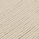 Soen 9 x 12 Extra Large Area Rug, Handwoven Twisted Braid, Beige Wool Blend By Casagear Home