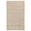 Ging 8 x 10 Large Area Rug, Cotton, Handwoven Abstract Jute Design, Ivory By Casagear Home