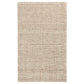 Ging 9 x 12 Extra Large Area Rug, Handwoven Abstract Jute Design, Ivory By Casagear Home