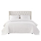 Xumi 3pc Full Queen Quilt and Pillow Sham Set, Channel Style Antique White By Casagear Home