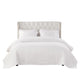 Xumi 3pc Full Queen Quilt and Pillow Sham Set, Channel Style Antique White By Casagear Home