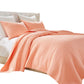 3pc Full Queen Quilt and Pillow Sham Set Channel Design Coral Cotton By Casagear Home BM319643