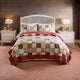 Evi 3pc Full Queen Quilt and Pillow Sham Set Plaid Pattern Multicolor By Casagear Home BM319646