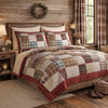 Evi 36 Inch Quilted King Pillow Sham, Cotton Rich Fill, Multicolor Plaid By Casagear Home