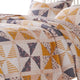 Jey 3pc Full Queen Quilt and Pillow Sham Set Patchwork Pinwheel Peach By Casagear Home BM319658