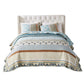 Ello 3pc King Size Quilt and Pillow Sham Set, Bohemian Print, Multicolor By Casagear Home