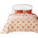 Xan 3pc Queen Bedspread and Pillow Sham Set Bouquet Print Multicolor By Casagear Home BM319680