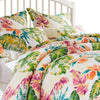 Heli 2pc XL Twin Duvet and Pillow Sham Set Multicolor Tropical Print By Casagear Home BM319681