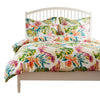 Heli 2pc XL Twin Duvet and Pillow Sham Set, Multicolor Tropical Print By Casagear Home