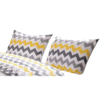 Yellow, Gray, White