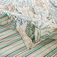 Wade 3pc Full/Queen Duvet Cover Set Sham Jade Blue Coastal Design Cotton By Casagear Home BM319701