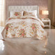 Givi 3pc Full/Queen Quilt Set, Floral Pattern, Beige Buttercup Cotton By Casagear Home
