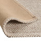 Bein 10 x 14 Ultra Large Area Rug, Hand Spun Wool Blend Chenille, Ivory By Casagear Home