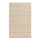 Bein 6 x 9 Medium Area Rug, Hand Spun Soft Wool Blend Chenille, Ivory By Casagear Home