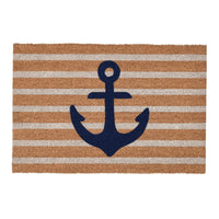 Navy Blue, Brown, White