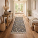 Hona 3 x 8 Hallway Runner Rug, Handwoven Traditional Tassels, Caviar Black By Casagear Home