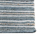 Azu 3 x 8 Hallway Runner Rug Handwoven Classic Ocean Theme Stripes Blue By Casagear Home BM319781