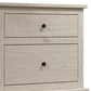 Stav Tall Dresser Chest with 4 Drawers Plank Style White Solid Wood By Casagear Home BM319813