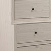 Stav Tall Dresser Chest with 4 Drawers Plank Style White Solid Wood By Casagear Home BM319813